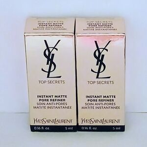 YSL Instant Matte Pore Refiner 5ml x2 Bundle Travel Size Primer Yves Saint Laure